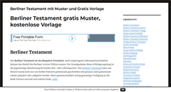 Desktop Screenshot of berliner-testament.net