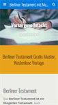 Mobile Screenshot of berliner-testament.net