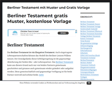 Tablet Screenshot of berliner-testament.net
